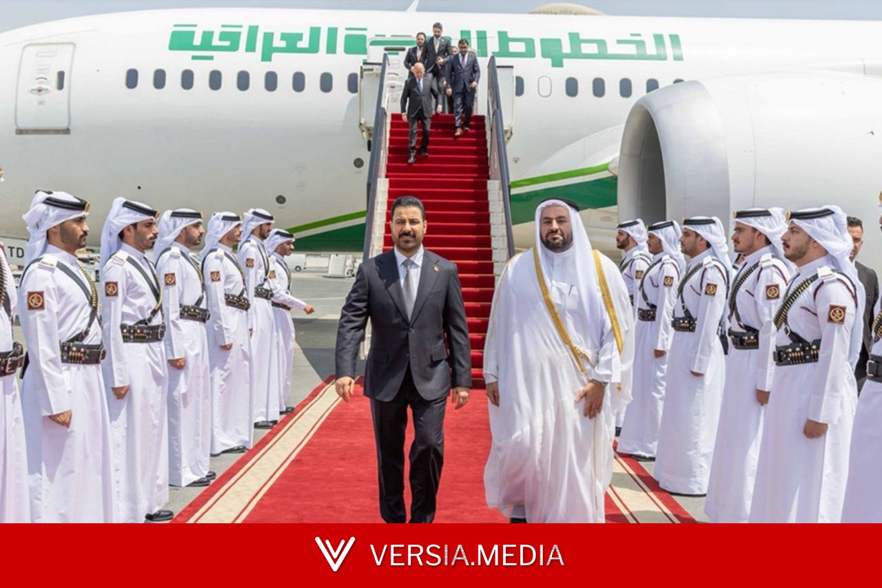 رئيس الوزراء العراقي يصل إلى الدوحة